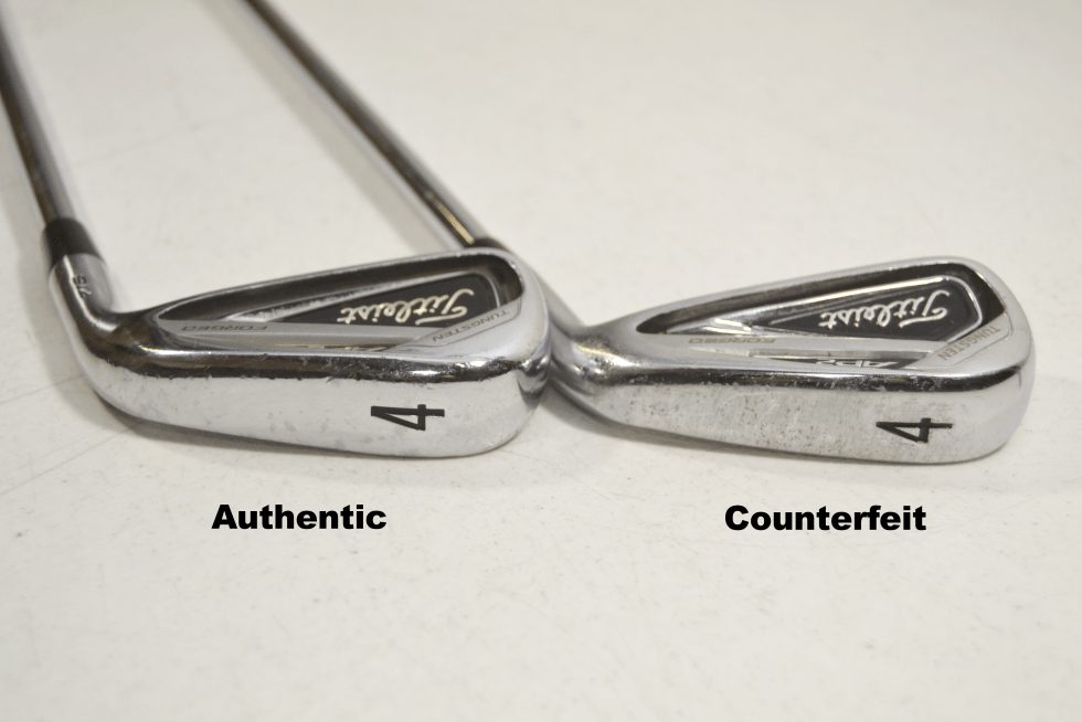 Counterfeit Titleist 716 AP2 Iron Set