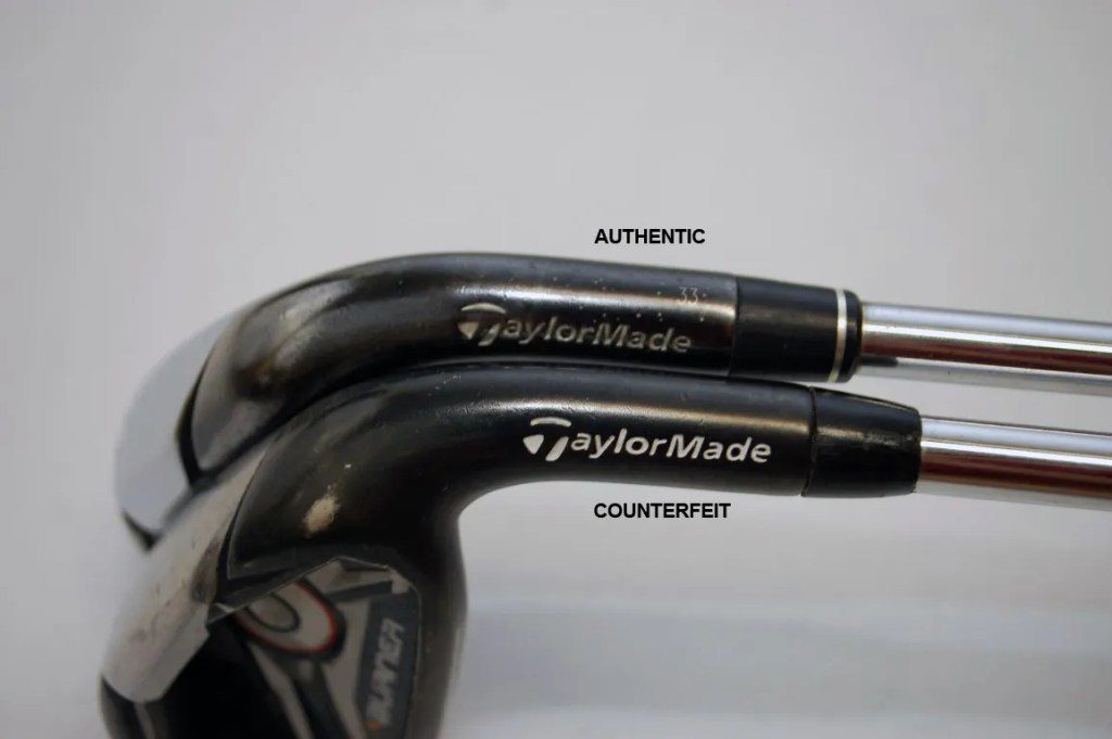 Counterfeit Taylormade Burner 2.0 Iron Set