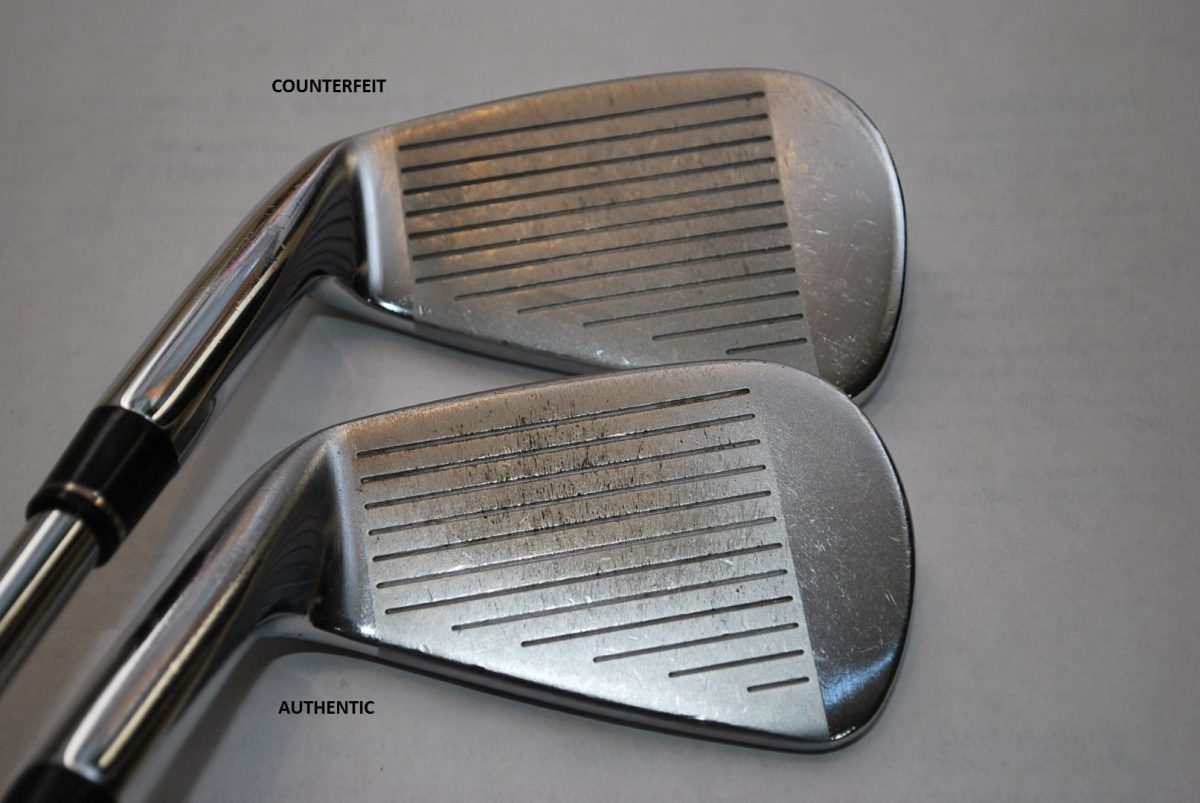 Counterfeit Titleist MB 710 Iron Set